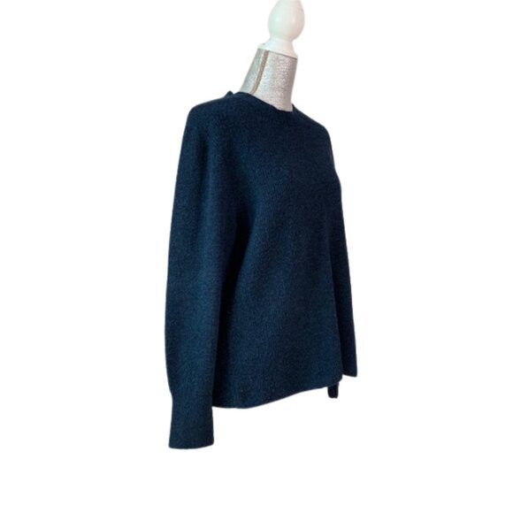 BANANA REPUBLIC Aire Wool Blend Crewneck Sweater in BLUE Size LARGE - Picture 7 of 11